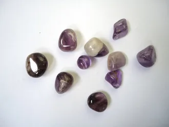 Chevron Amethyst — mineral specimen
