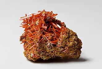 Crocoite — mineral specimen