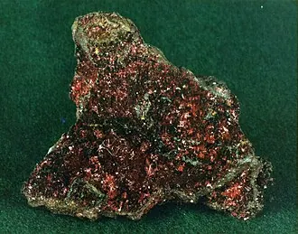 Cuprite — mineral specimen
