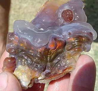 Fire Agate — mineral specimen