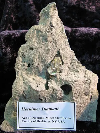 Herkimer Diamond — mineral specimen