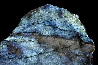 Labradorite — mineral specimen