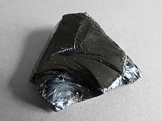 Obsidian — mineral specimen