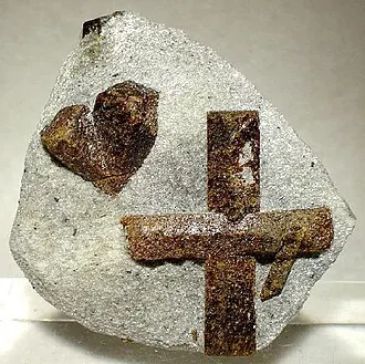 Staurolite — mineral specimen