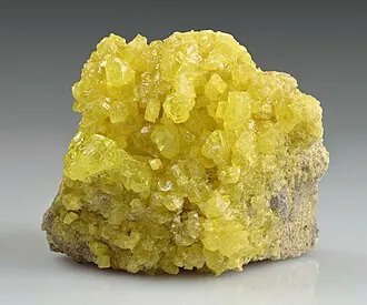 Sulfur — mineral specimen