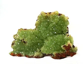 Adamite specimen