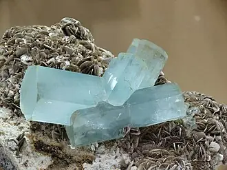 Aquamarine specimen