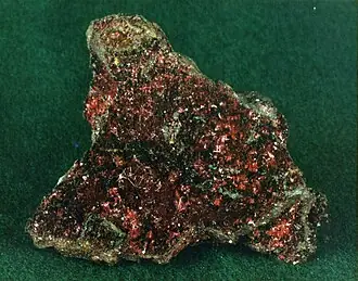 Cuprite specimen