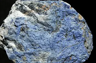 Dumortierite specimen