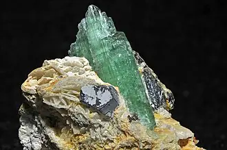 Hiddenite specimen