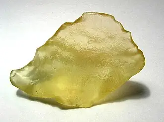 Libyan Desert Glass specimen