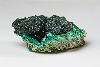 Malachite specimen
