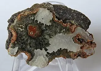 Prasiolite specimen