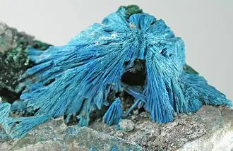 Shattuckite specimen