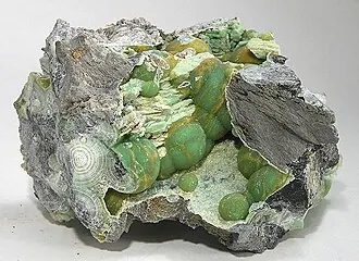Wavellite — mineral specimen